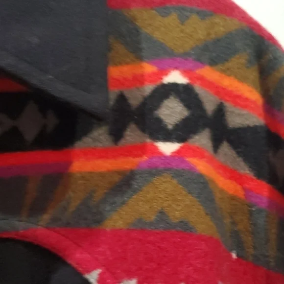 Pendleton VINTAGE 90'S High Grade Western Wear Black & Red Bomber Jacket Xlarge - Picture 6 of 13